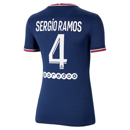 Paris Saint-Germain Sergio Ramos 4 Frauens Heim Trikotsatz 2021-2022 